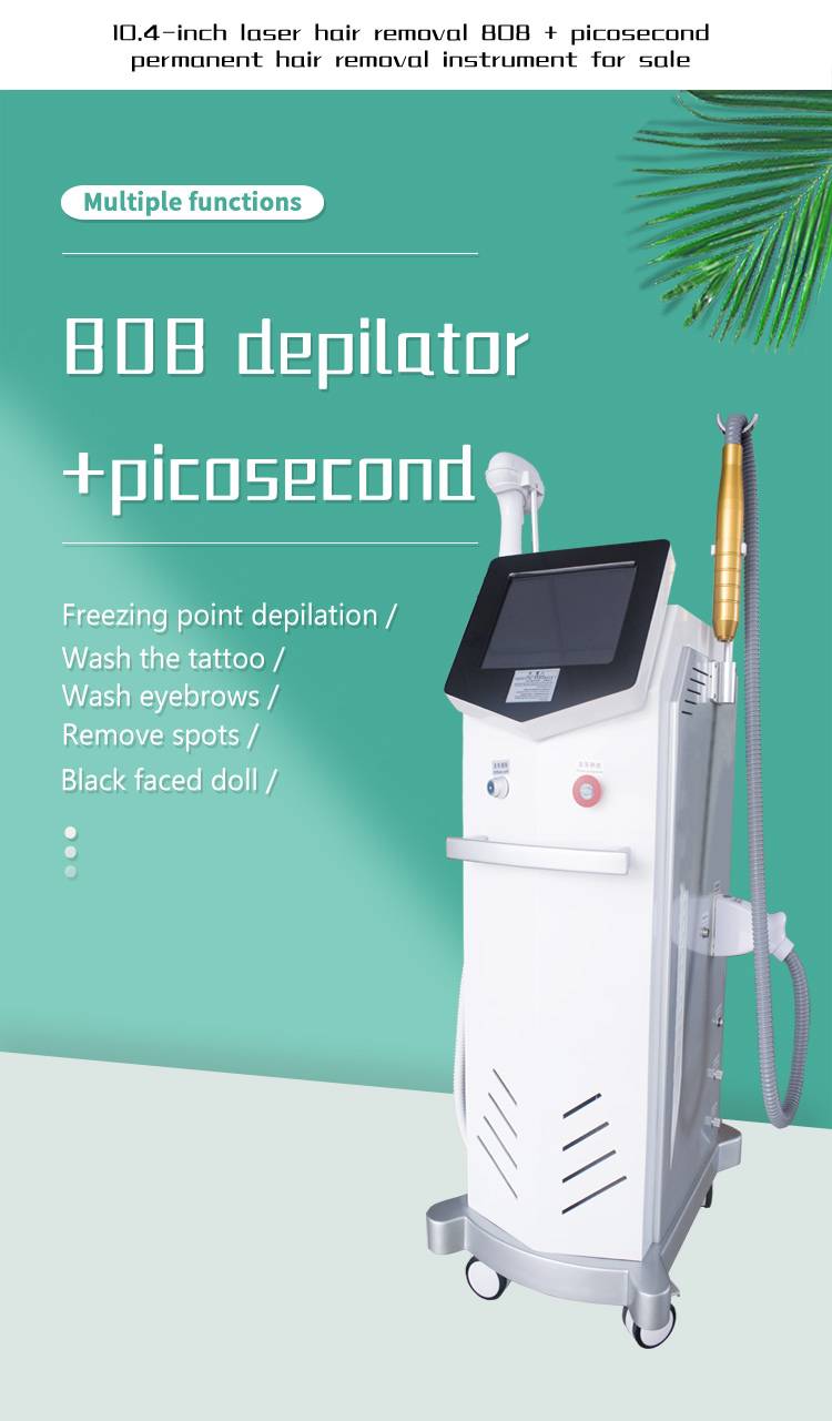 2 IN 1 808NM Picosecond Tattoo Removal Machine