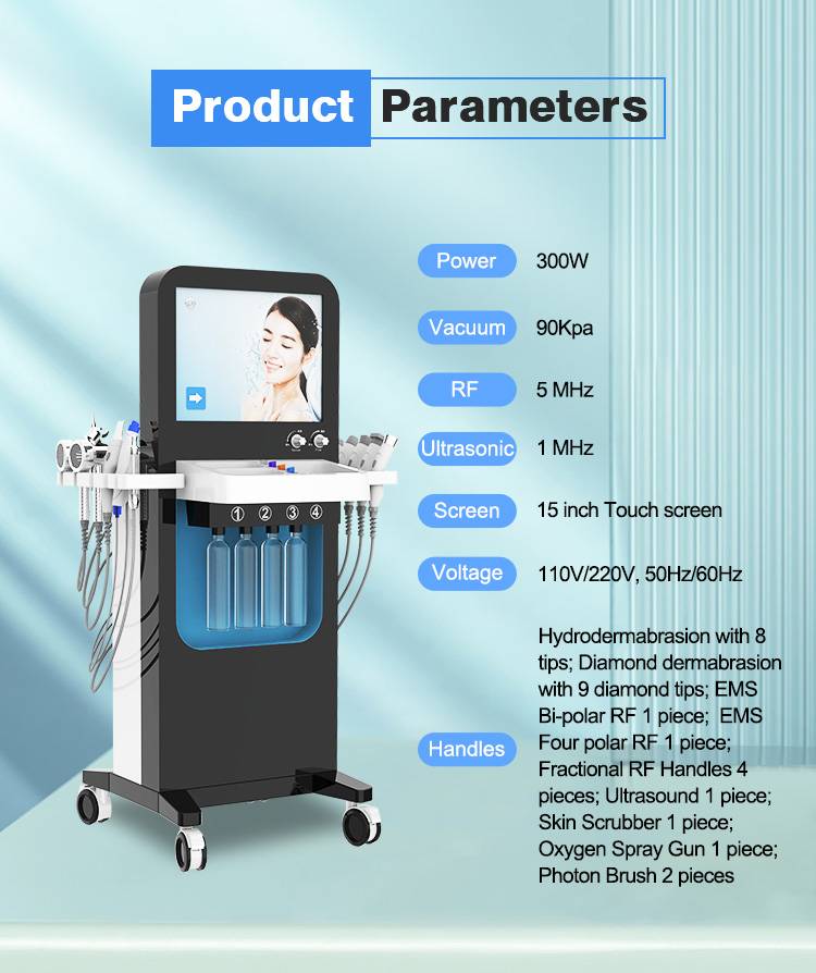 Parameters of Fractional Rf Diamond Microdermabrasion Machine