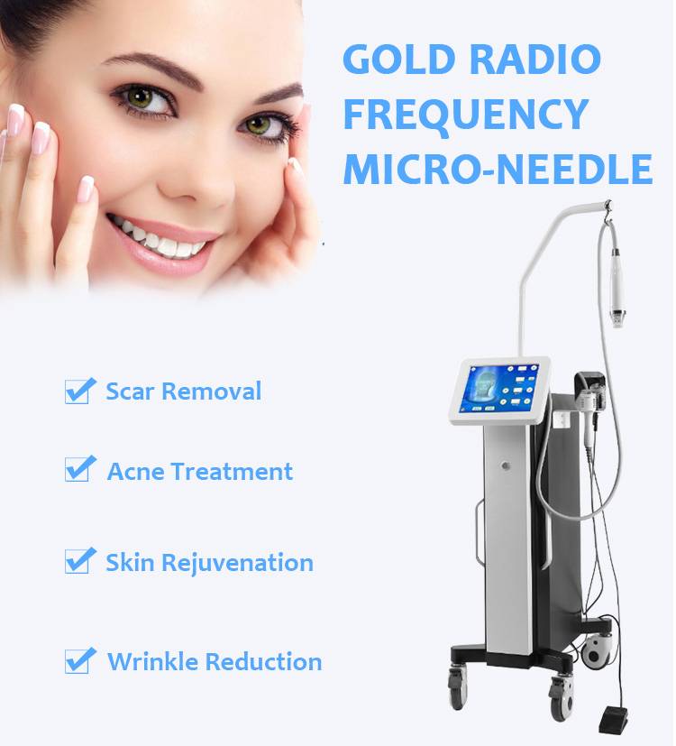 Gold Radio Frequency Rf Microneedling Machine