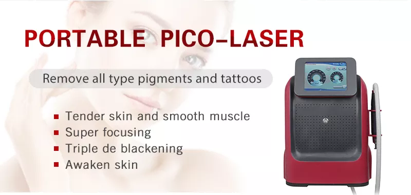 Portable Pico Laser machine for tattoo removal