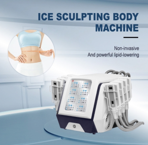 Cryotherapy Ice Sculpture Machine with 8 cryo plates