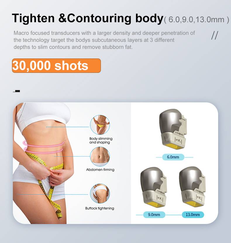 7d Hifu Machine For Body Treatment