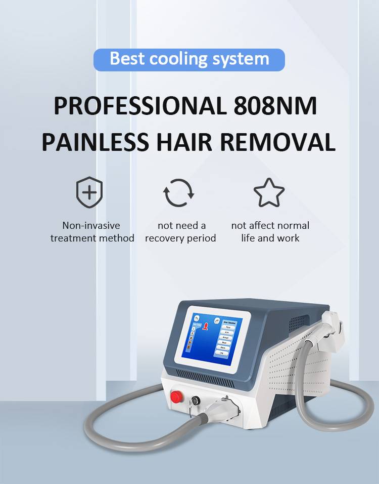 808nm Laser Hair Removal Equipment with cooling system