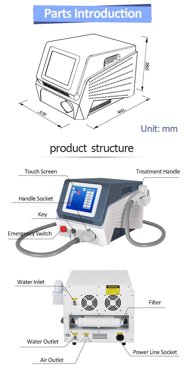 details about 808nm Laser Hair Removal Equipment