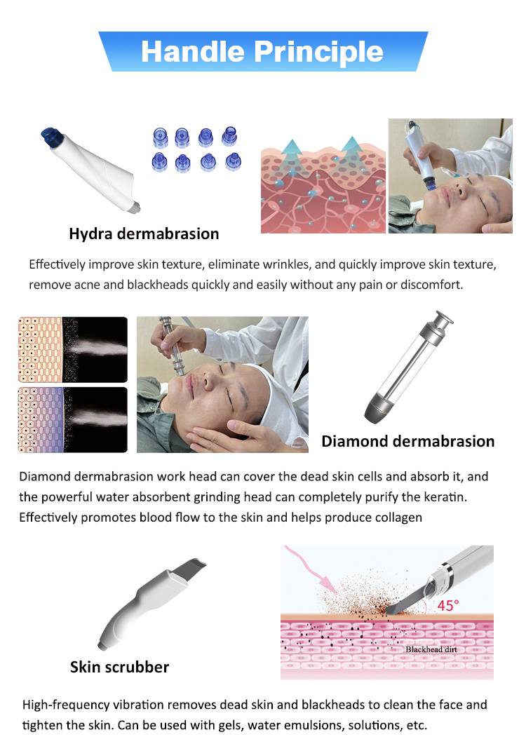 15 in 1 Microderm Machine Working Handles